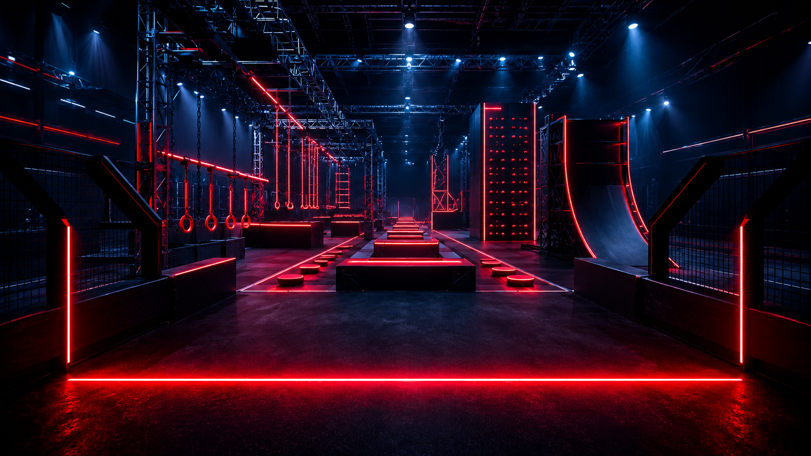Parcours en action — Ninja Stadium CAP3000